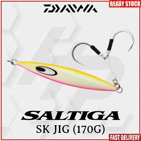 Daiwa Saltiga SK Jig Falling Retrieving Sinking Fishing Lure 170g
