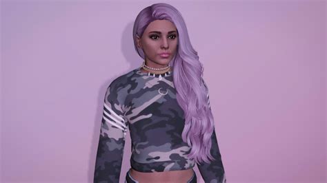 Long Curly Hairstyle For Mp Female Gta5