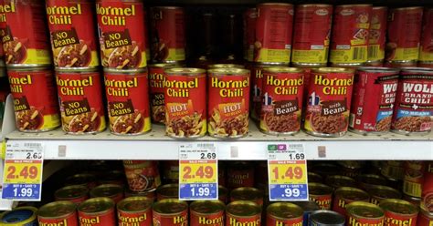 Great as an appetizer or a quick dinner. Kroger Mega Event: Hormel Chili as low as $0.72 per can ...