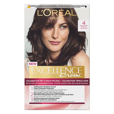 Loréal Paris Loréal Excellence Color Cream 4 Brown Perfecthairch