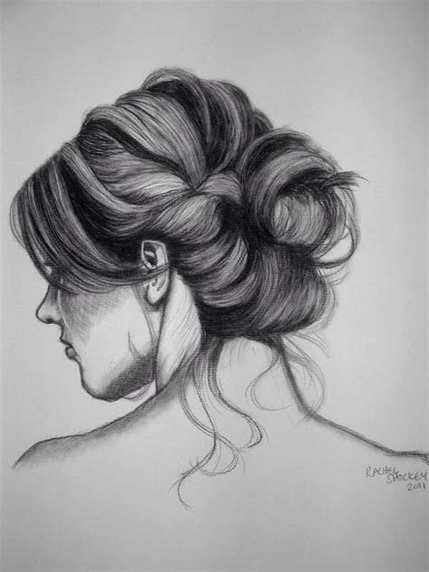 Cute Bun With Images How To Draw Hair Hair Sketch Art