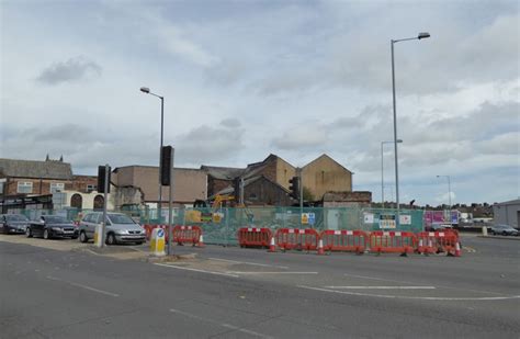 Cobridge Demolition At The Crossroads © Jonathan Hutchins Geograph