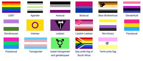 Sexual And Gender Identity Orientation Symbols Flags And Hankie Codes