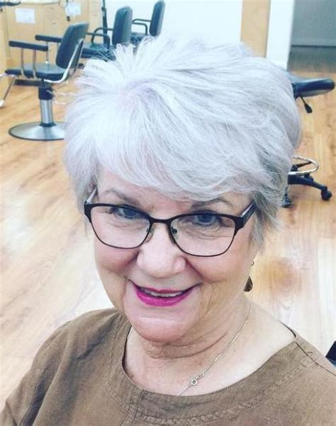 Short layered salt and pepper haircut there's a bit more salt than pepper in this salt and pepper hair, and that's why it's so attractive. 60 Gorgeous Hairstyles for Gray Hair