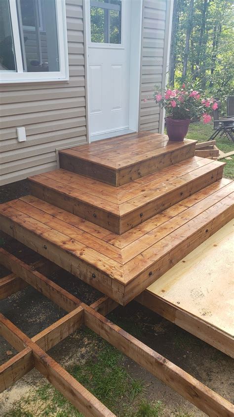 Wood Front Porch Steps Sexiz Pix