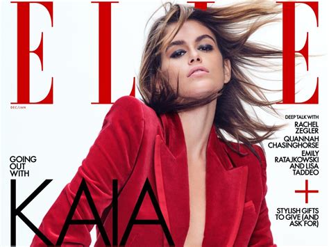 Kaia Gerber S New Elle Photos Include A Few Snaps Where She Could Be