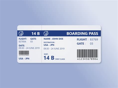 024 Boarding Pass By Marvelous Akpotu On Dribbble