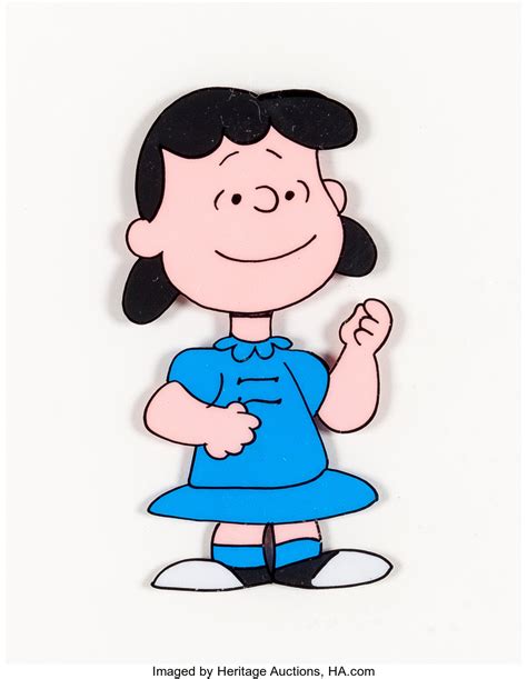 a charlie brown christmas lucy van pelt production cel bill lot 97560 heritage auctions