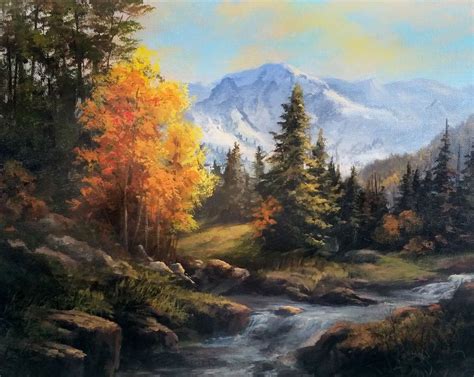 Acrylic Landscape Acrylic Painting By Kevin Hill Watch Short Painting