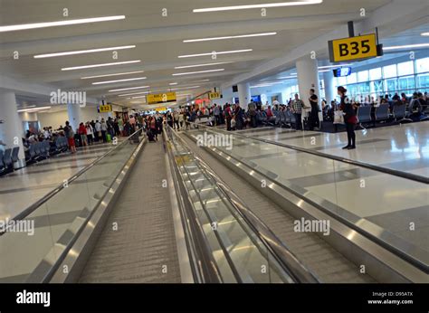 Departures At Terminal 4 Of Jfk Airport New York Stock Photo Alamy