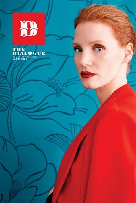 Jessica Chastain In Deadline Magazine Oscar Preview Actresses Issue
