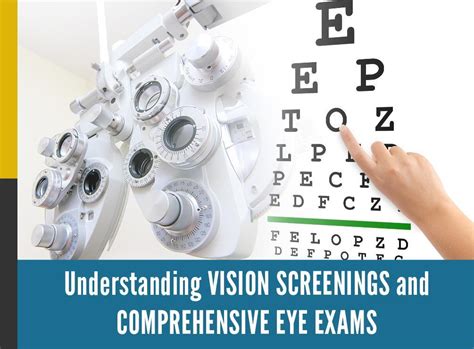 Understanding Vision Screenings And Comprehensive Eye Exams