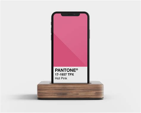 Pantone Hot Pink Printable Pink Pantone Poster Home Office Etsy