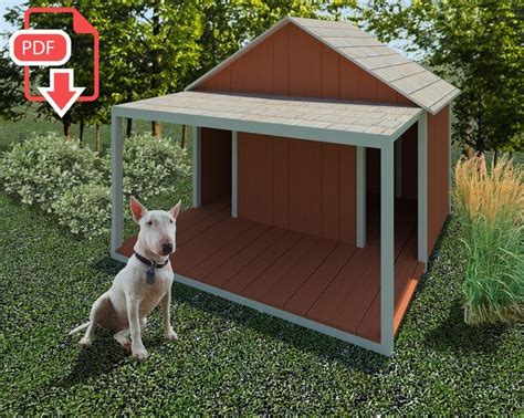 Double Dog House Large Dog House Plans Dog House With Porch Big Dog