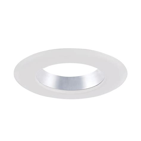 Trim fits directly into the housing of the ceiling the el317w adjustable gimbal ring trim allows you to direct light to a specific area of a room, making this trim perfect for lighting objects and paintings. EnviroLite 4 in. Decorative Specular Clear Cone on White ...