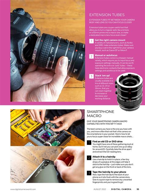 Digital Camera World Magazine August 2022 Subscriptions Pocketmags