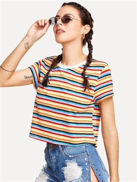 Style Guide How To Wear Striped Tee Like A Pro Womens Striped Tee Striped Tee White Striped Tee