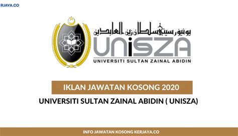 Faculty of languages & communication. Universiti Sultan Zainal Abidin ( UNISZA) • Kerja Kosong ...