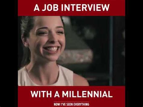 Check spelling or type a new query. Millennial Job Interview - YouTube