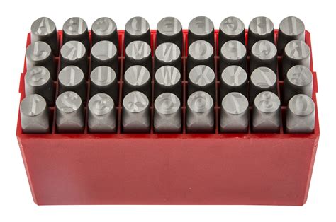 Buy Letter And Number Punches 8 Mm 36 Pieces At Pela Tools
