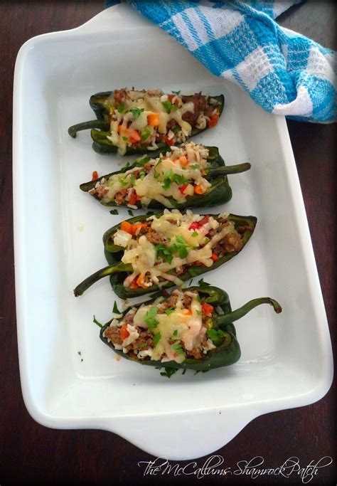 stuffed poblano peppers with beef and sausage stuffed poblano peppers stuffed peppers