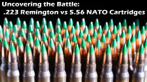 Uncovering The Battle 223 Remington Vs 556 Nato Cartridge Black