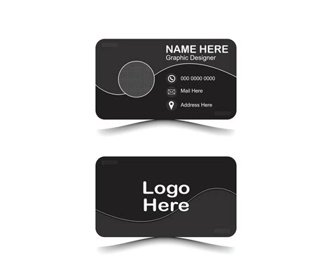 Vector Professional Creative Business Card Template Design 34337229