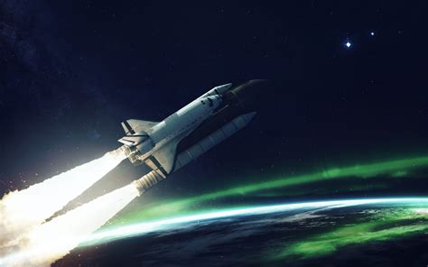 배경 화면 Vadim Sadovski 공간 우주 왕복선 우주 예술 디지털 아트 행성 1920x1200