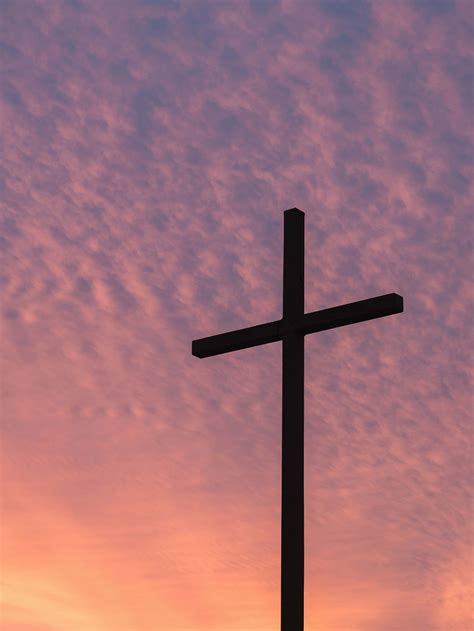 Cross Silhouette Of Large Cross During Daytime Church Image Free