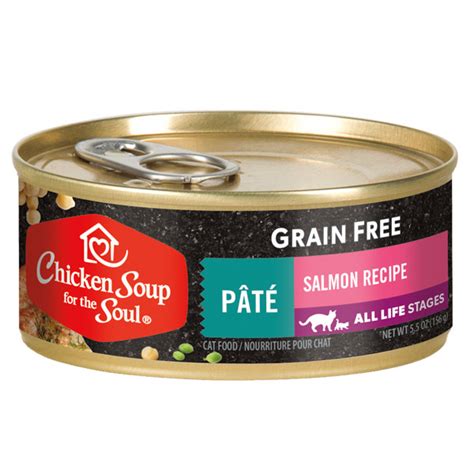 The average calories across both categories were similar 2. Grain Free Wet Cat Food - Salmon Recipe Pâté | Chicken ...