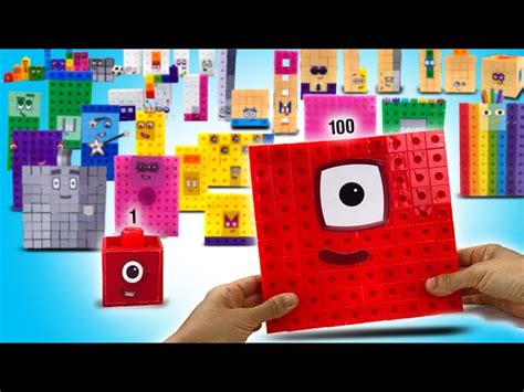 Diy Numberblocks 1 To 100 Snap Cubes Custom Set Keiths Toy Box