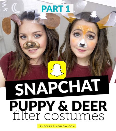 Snapchat Puppy And Deer Filter Costumes Part 1 A Video Makeup