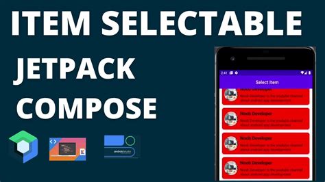 How To Make Lazy Column Item Selectable In Android Jetpack Compose