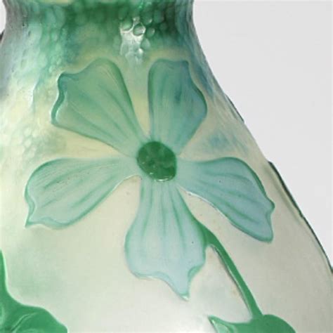 Daum French Art Nouveau Vase Squash Blossom At 1stdibs