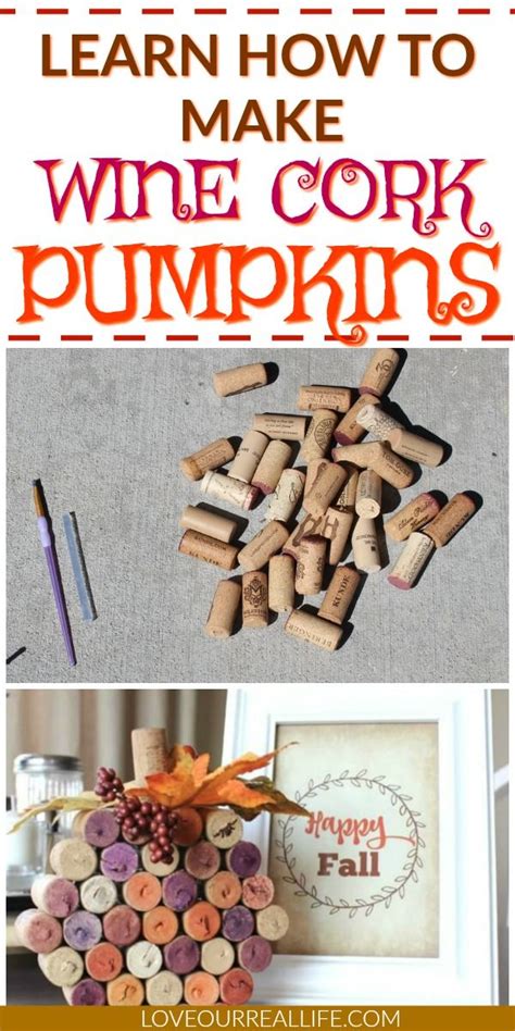Wine Cork Pumpkin Make Your Own With This Easy Tutorial Corks