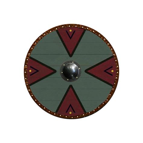 Traditional Viking Shield Design Digital Art By Aleksandar Novakovic