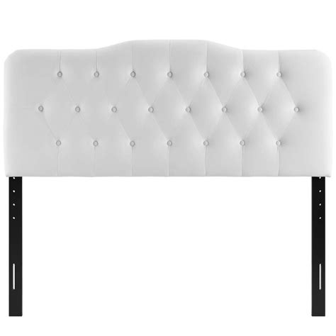 Annabel Queen Diamond Tufted Performance Velvet Headboard Mod 6129 Whi By Modway Furniture