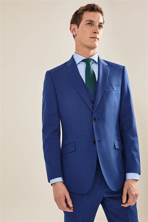 cortefiel americana traje azul slim fit traje azul trajes trajes de hombre