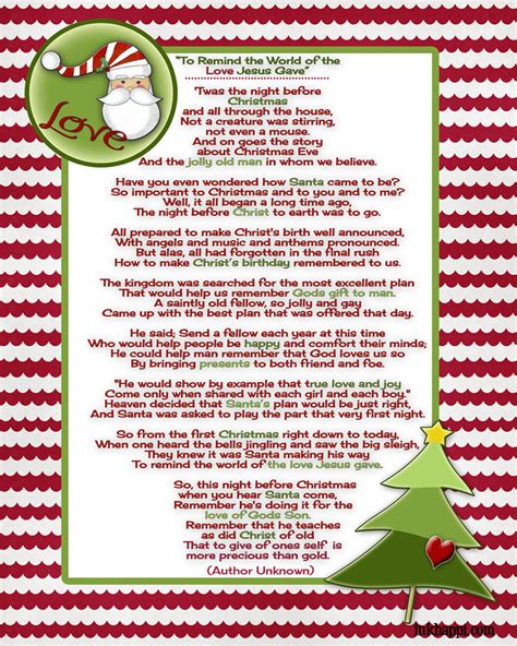 The Night Before Jesus Came Poem Search Results Calendar 2015