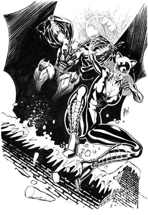 Batman And Catwoman By Guillem March Comic Art Comic Art Hulk Artwork