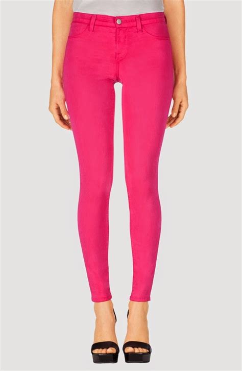 J Brand Pop Of Color The Perfect Jeans In Sun Drenched Shades Of Summer