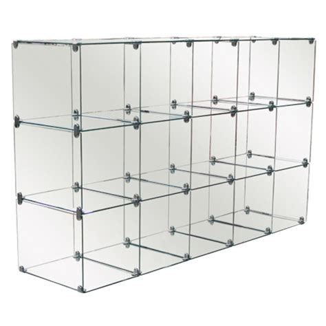 15 Glass Cubes Retail Display Kit Shop Fitting Supplies And Slatwall