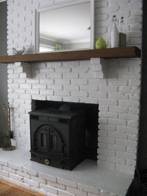 Before you start painting, inspect your fireplace surround. Paint Brick Fireplace Same Color Wall - Home Ideas