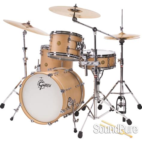 Gretsch 3pc New Classic Bop Drum Set Satin Natural