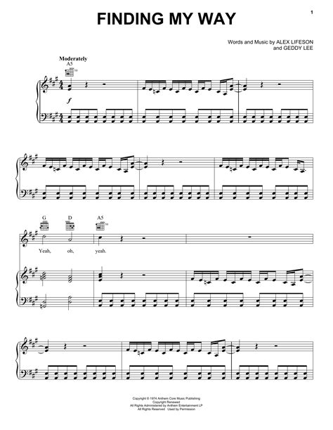 Bellow is only partial preview of rush sheet music, we give you 2 pages music. Rush Finding My Way Sheet Music Notes, Chords in 2020 | Sheet music notes, Sheet music, Music notes