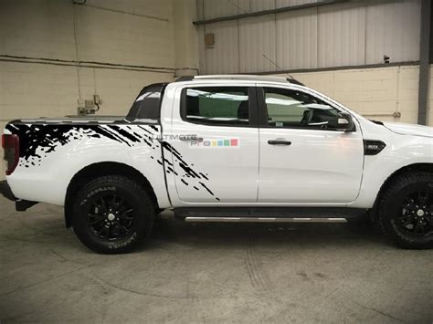 Decal Sticker Vinyl Bed Splash Mud Kit Compatible With Ford Ranger T6