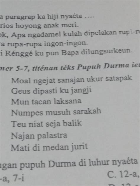 Detail Contoh Pupuh Durma Koleksi Nomer 4