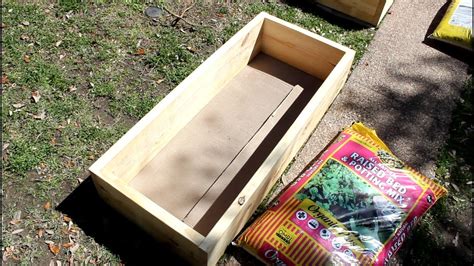 With just a few materials and a little time, you can make these cheap raised garden beds. DIY EASY Cheap Raised Garden Box - YouTube