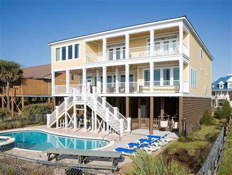 Custom Built Homes Beach Houses For Rent Myrtle Beach Condos Beach My