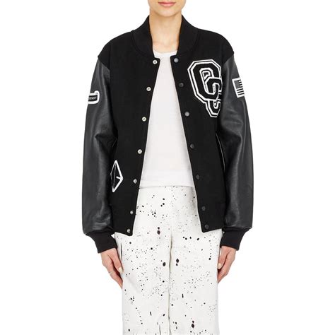 Opening Ceremony Varsity Jacket In Black Lyst